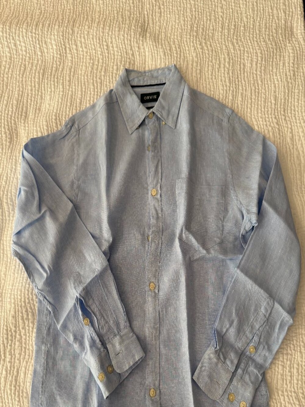 Orvis linen button down